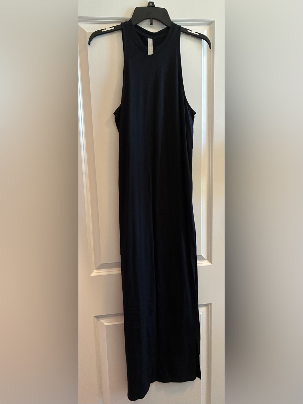 Athleta Black Sleeveless Wide-Leg maxi